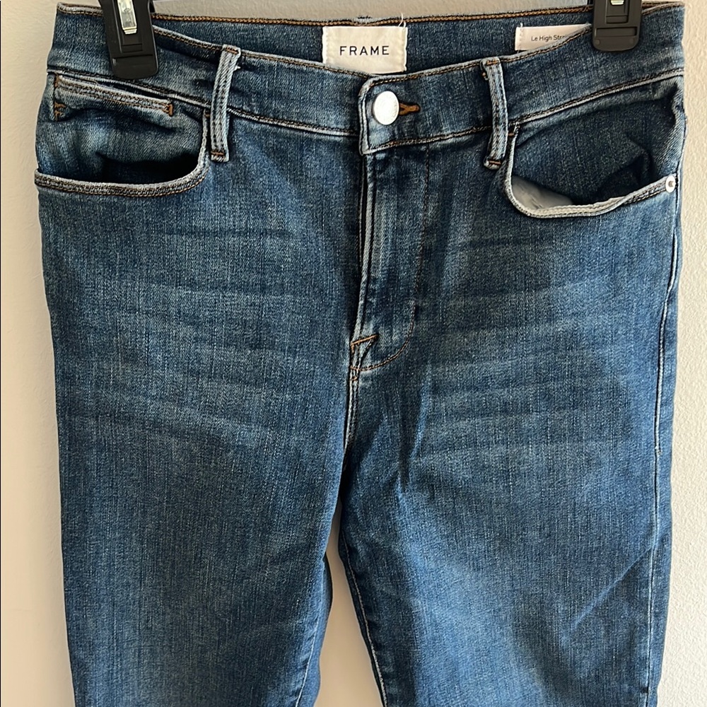 Frame Lee High Straight Jeans